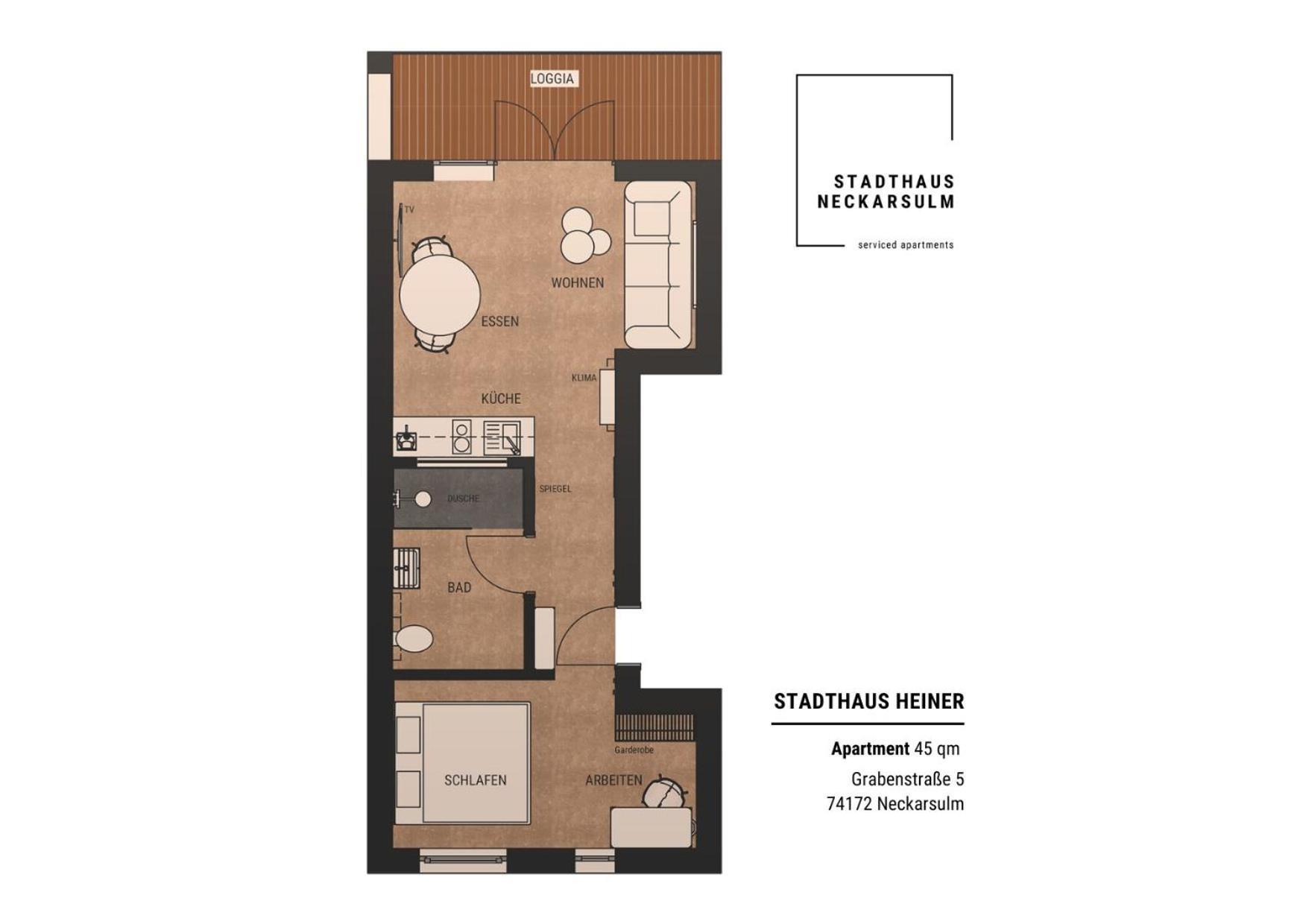 Stadthaus Neckarsulm Serviced Apartments - Stadthaus Heiner Ngoại thất bức ảnh